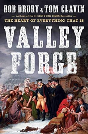 Book cover with a painting of valley forge
