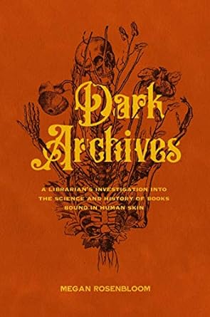 Book cover with a skeleton and flowers on the front