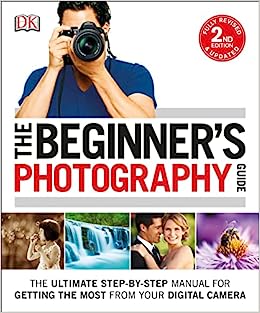 Book cover with different photos and a photo of a man with a camera
