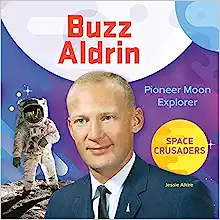 Book cover with a photo of Buzz Aldrin