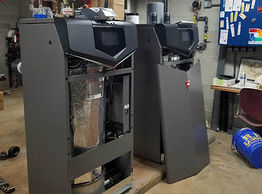 Front of the new boilers