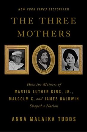 Book cover with photos of 3 mothers in gold frames