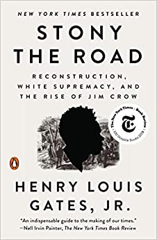 Book cover with the black silhouette of a man