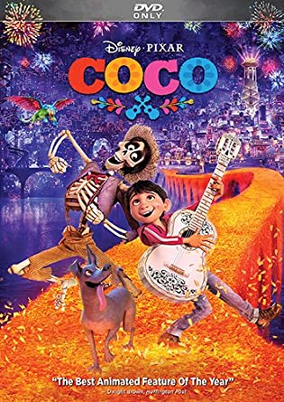 DVD cover with a cartoon dancing skeleton and a girl with a guitar