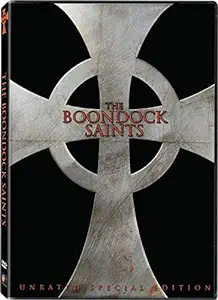 DVD cover with a metal cross