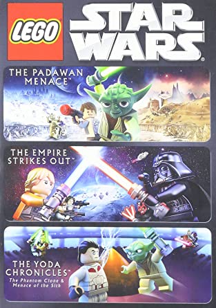 DVD cover with Lego star wars characters