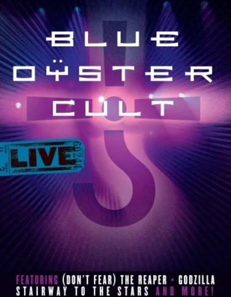 DVD cover with "Blue Oyster Cult" written in white