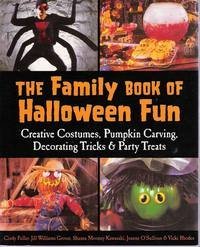 Book cover with an assortment of Halloween crafts and recipes on the front