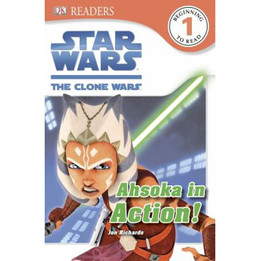 Book cover with Ahsoka