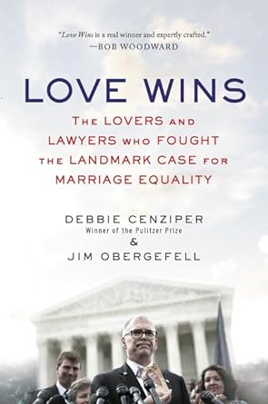 Book cover with a photo of lawyers addressing the media in front of the supreme court house