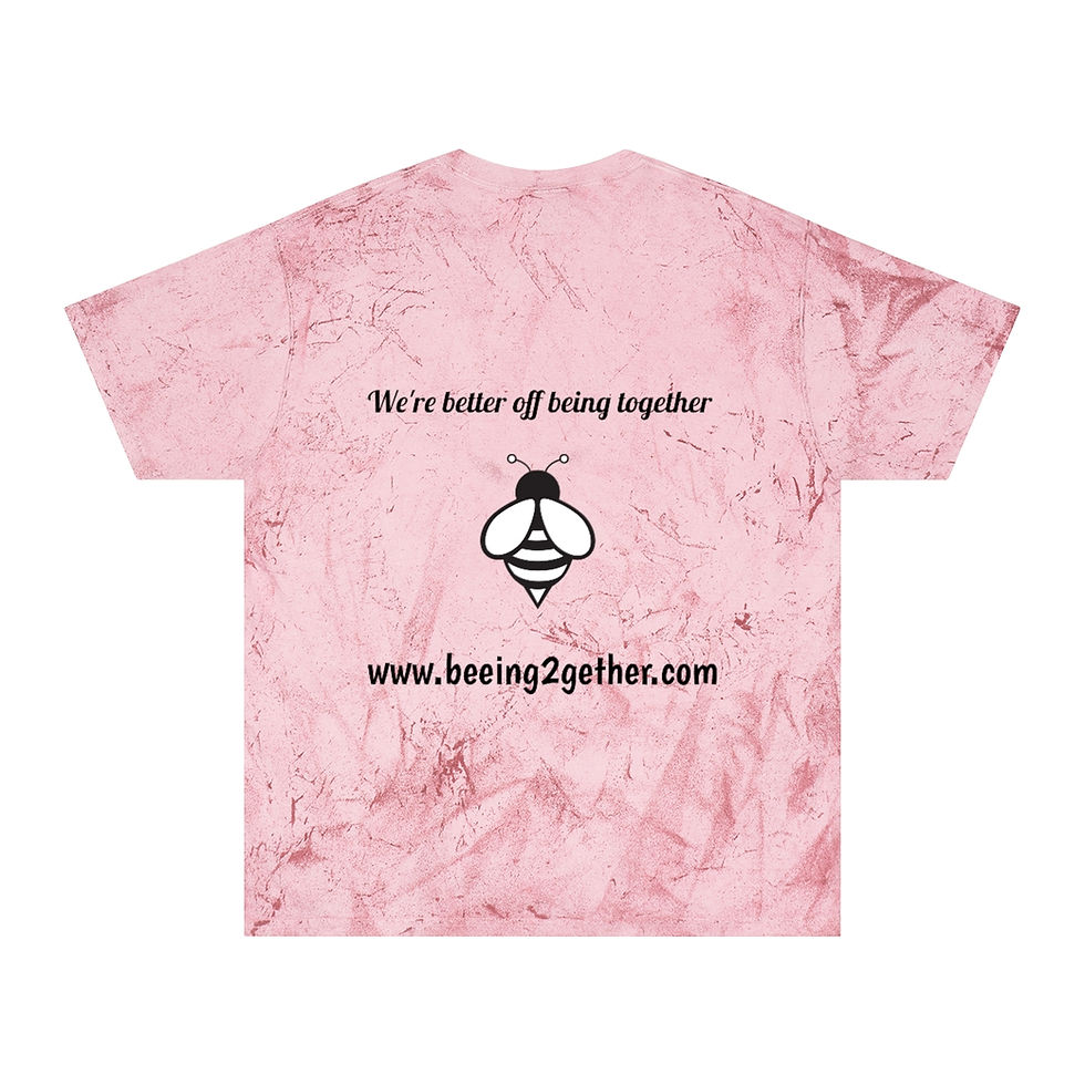 Thumbnail: Tie Dye Gildan Shirt with Beeing2gether Logo Back Print