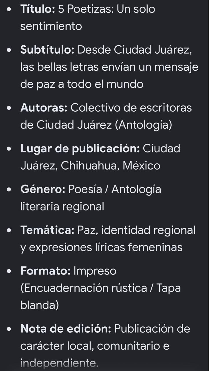 Miniatura: 5 Poetizas