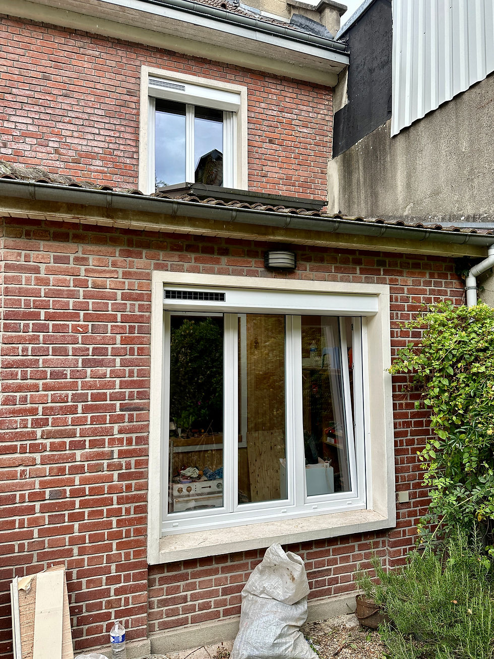 Volets roulants aluminium solaires posés à Rouen.