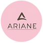cercle rose ave le logo Ariane à l'intérieur