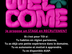affiche noir et rose