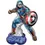 Thumbnail: Epic 58” Captain America freestanding balloon avengers superhero