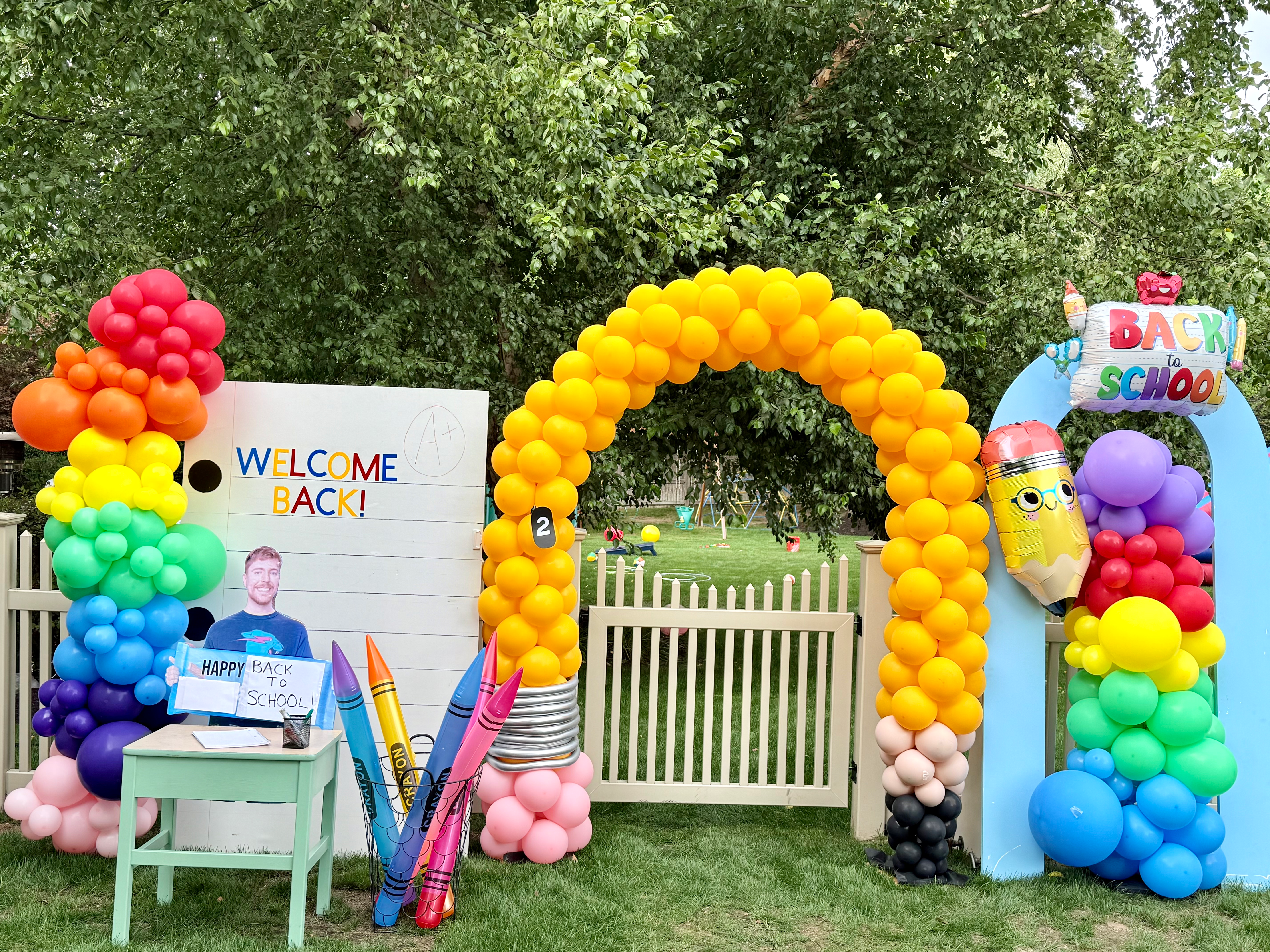 Back to school full set up