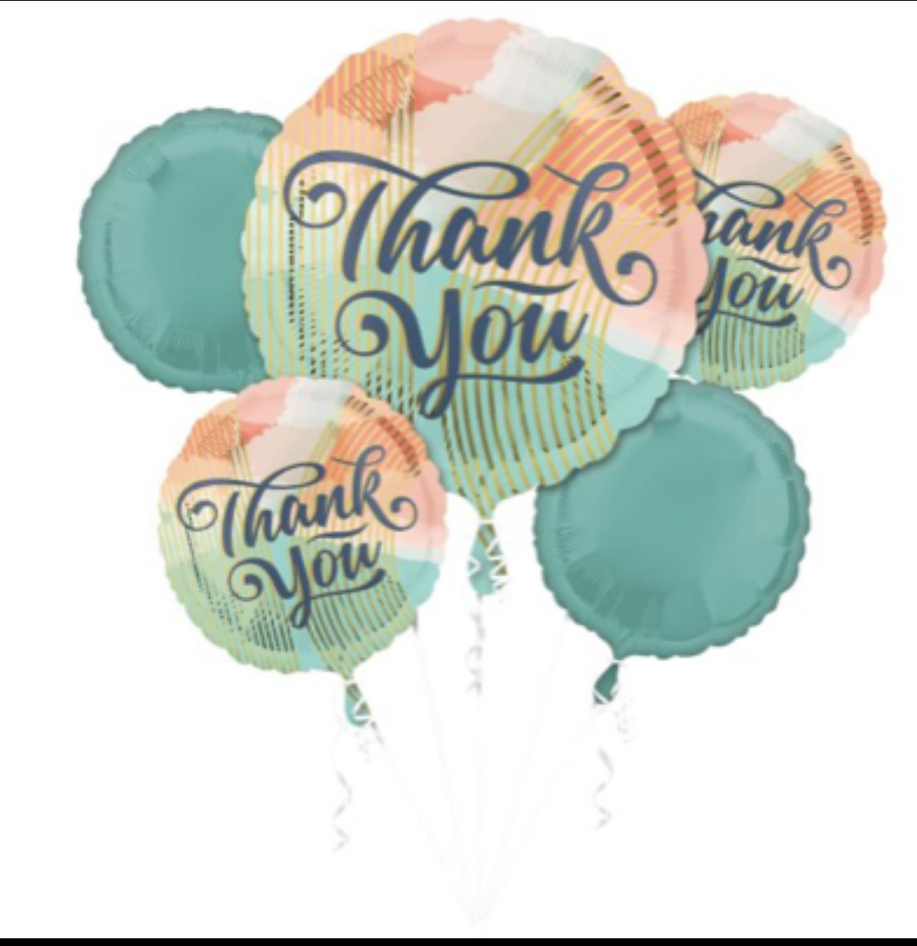 Thank you 5 foil set with weight 