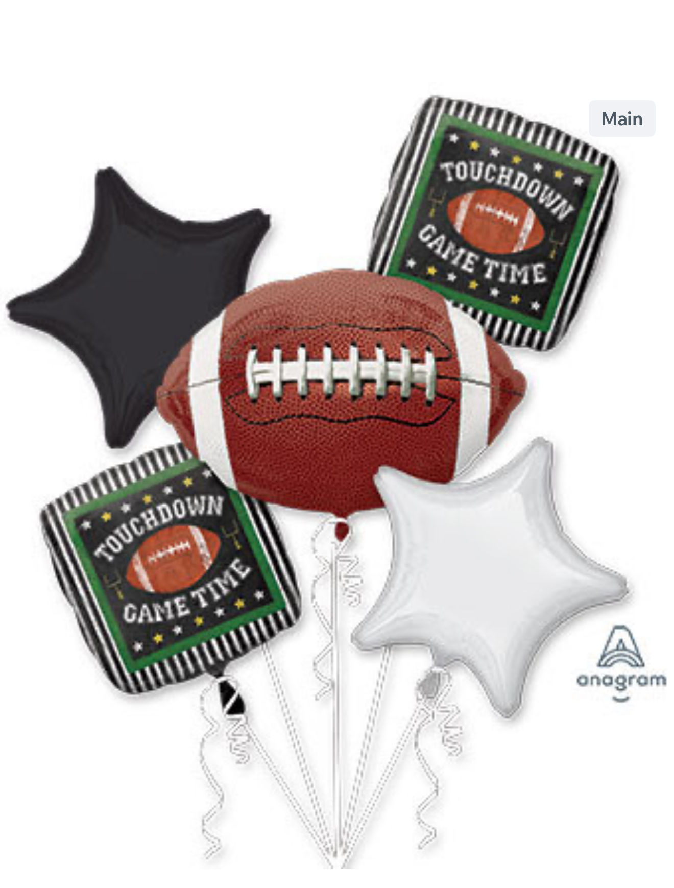 Football sports sports 5 foil Set 