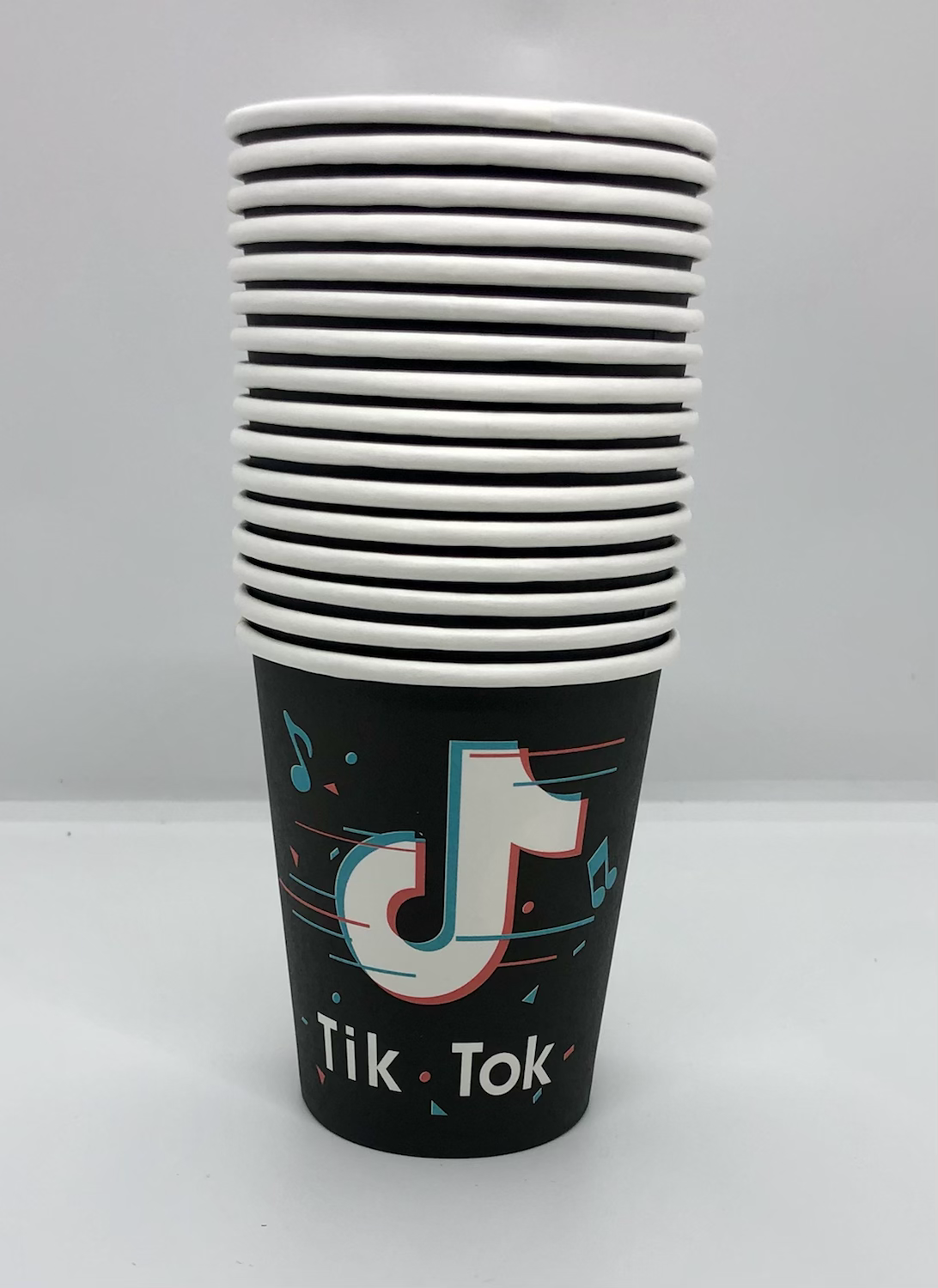 16 Tik Tok paper cups 
