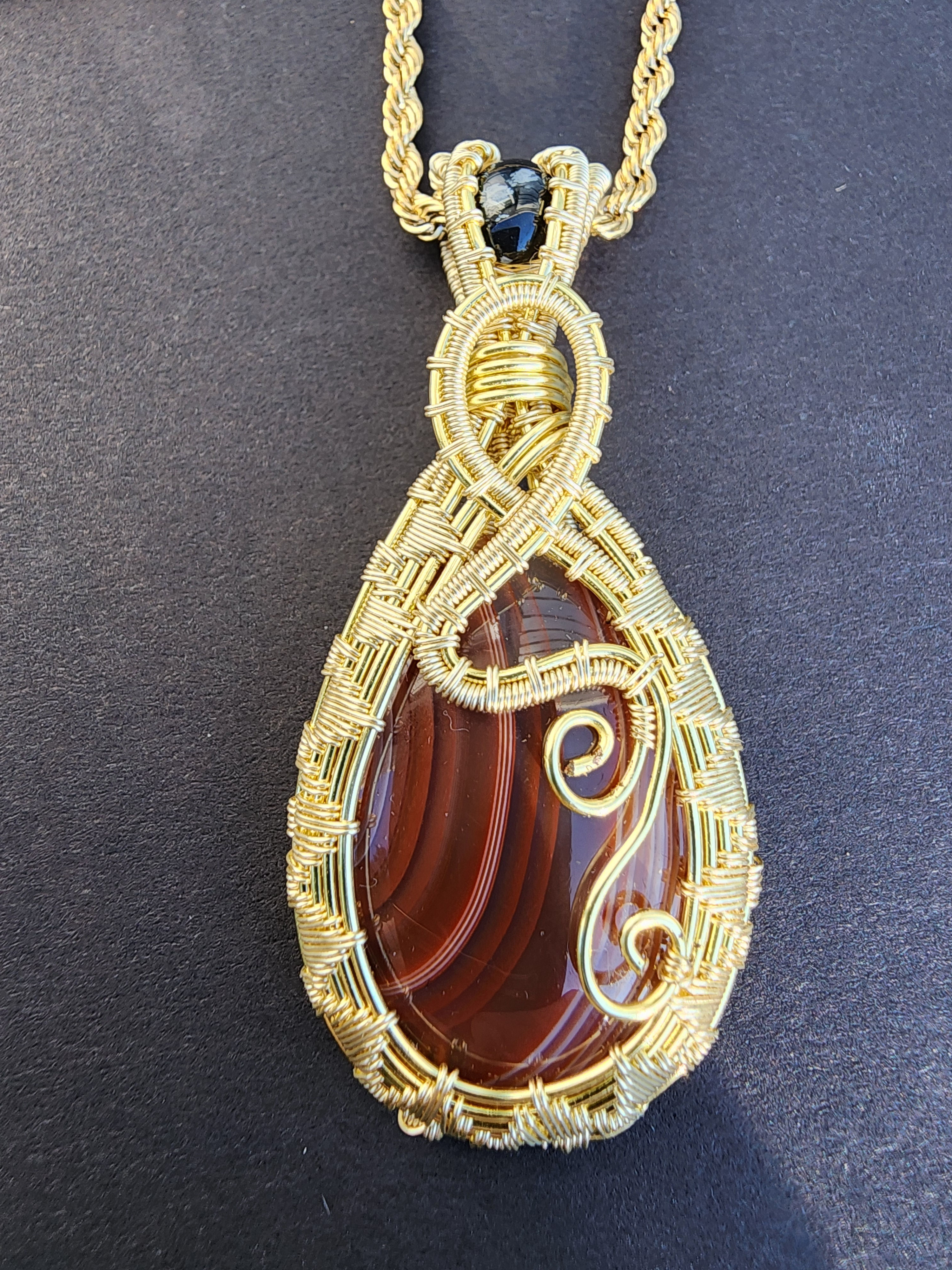 Botswana Agate and Snowflake Obsidian