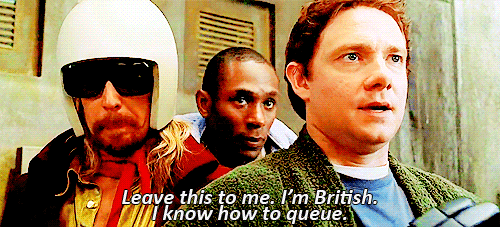 The British love queuing