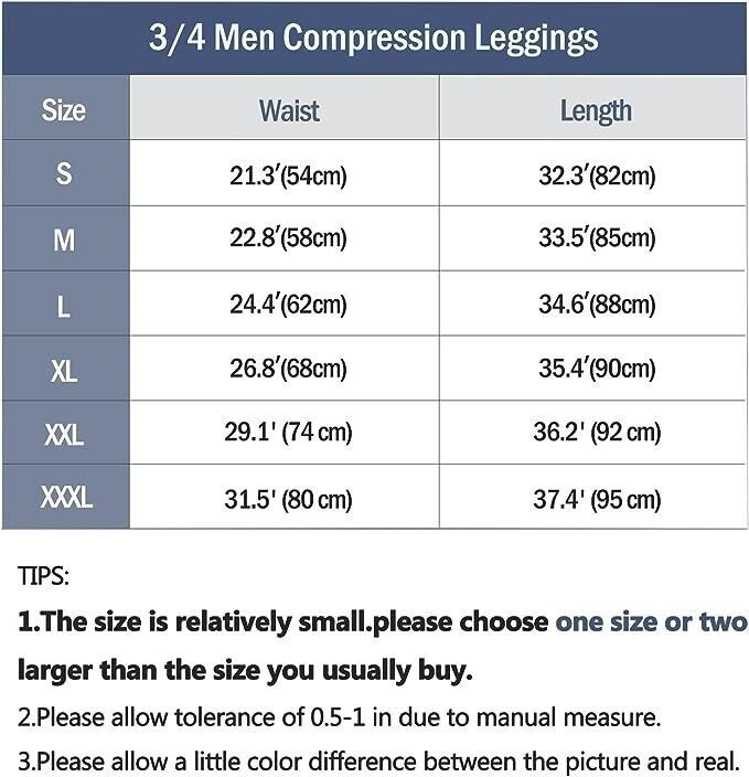 Thumbnail: Men's Basketball Sports Tight Pants 3/4 Compression Workout Leggings Knee Pads