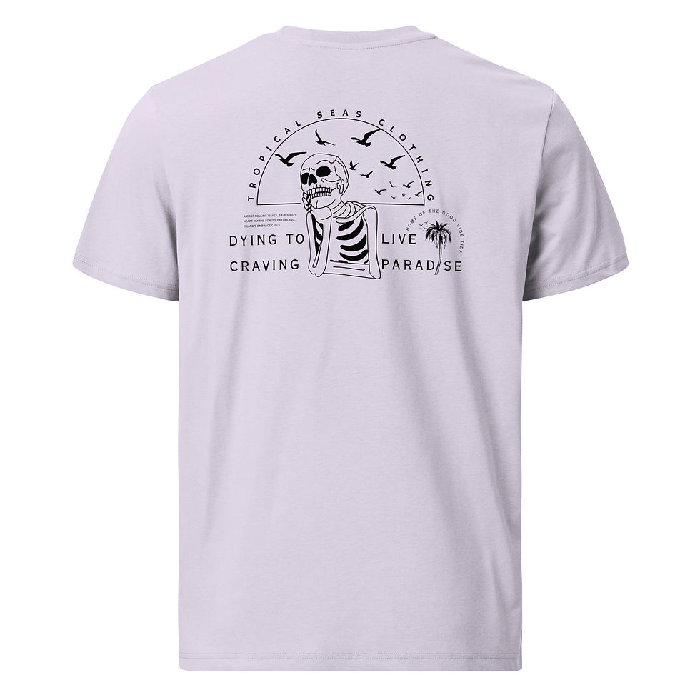 Thumbnail: Craving Paradise Skeleton Organic Cotton t-shirt