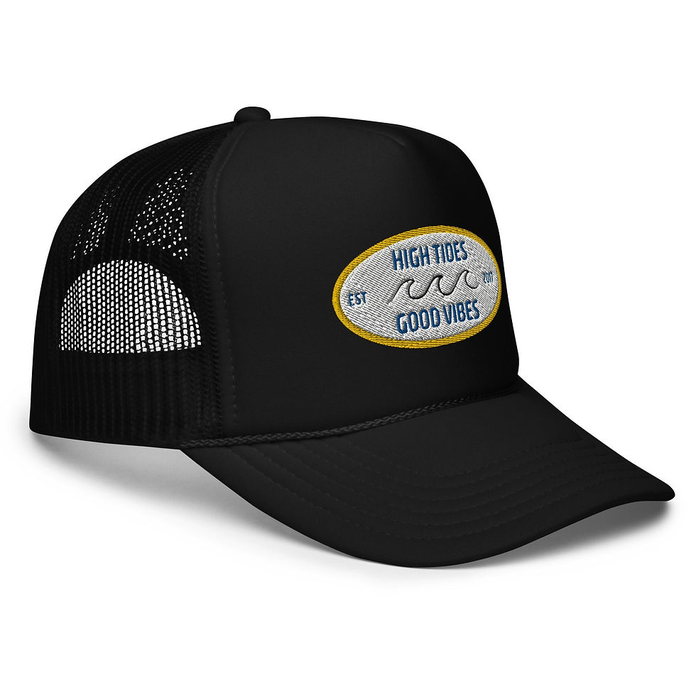 Thumbnail: High Tides Good Vibes Foam Trucker Hat