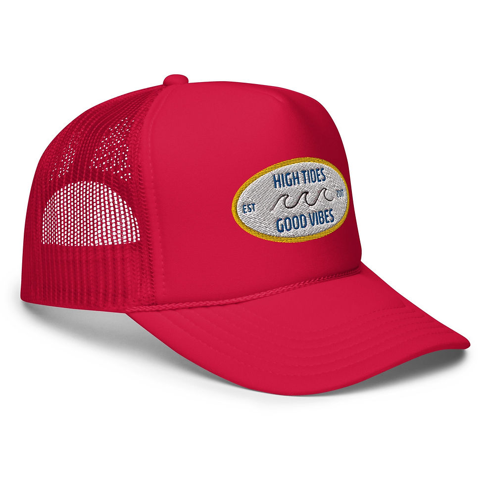 Thumbnail: High Tides Good Vibes Foam Trucker Hat