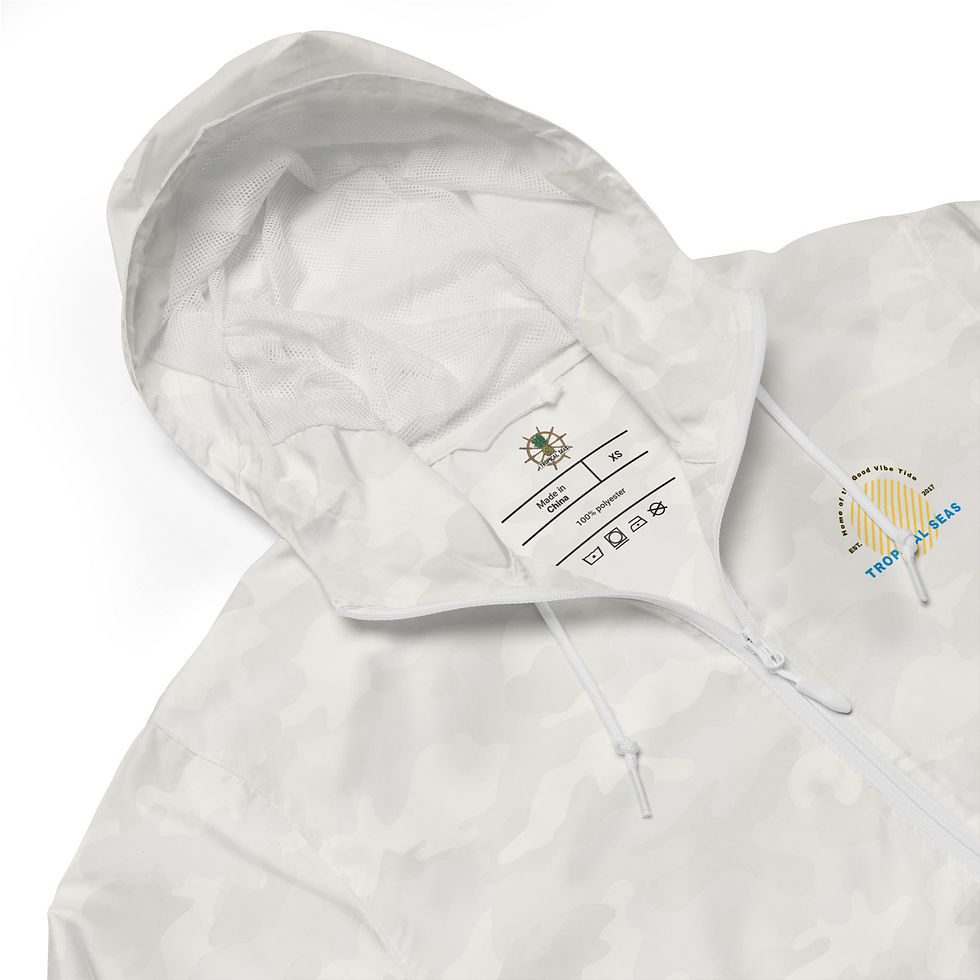 Thumbnail: Lightweight zip up Sunny Slice windbreaker