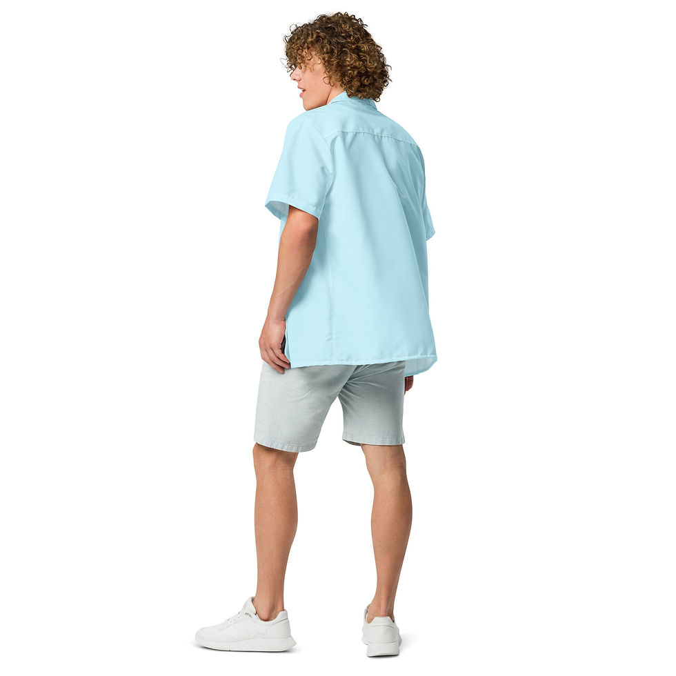 Thumbnail: Bahama Water Blue button shirt