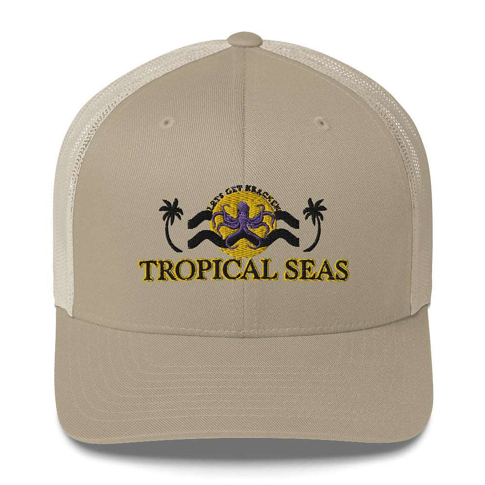 Thumbnail: Tropical Lets Get Kraken Trucker Hat