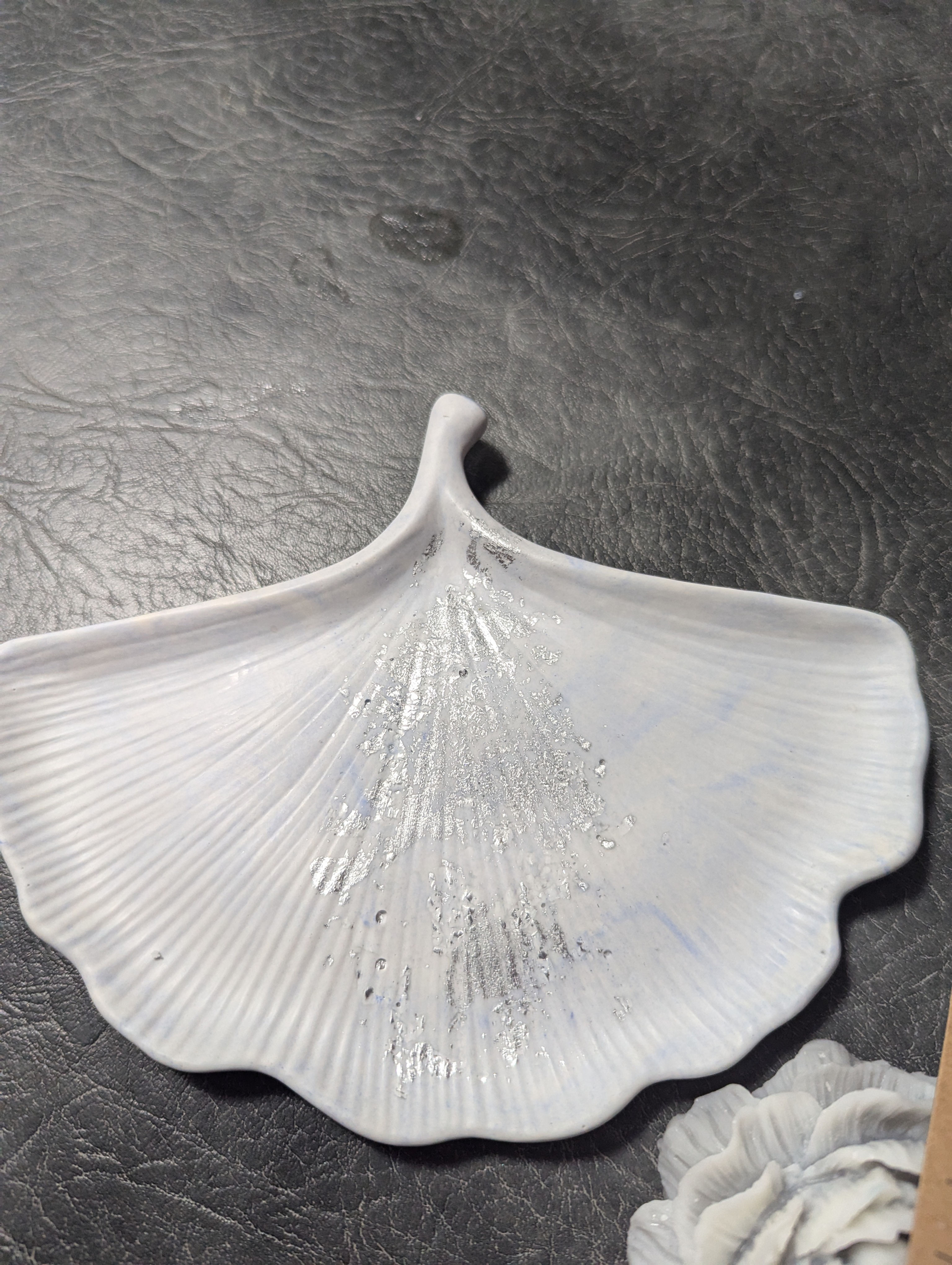 Handmade jesmonite (concrete) tray