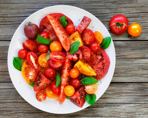 Tomato and basil salad