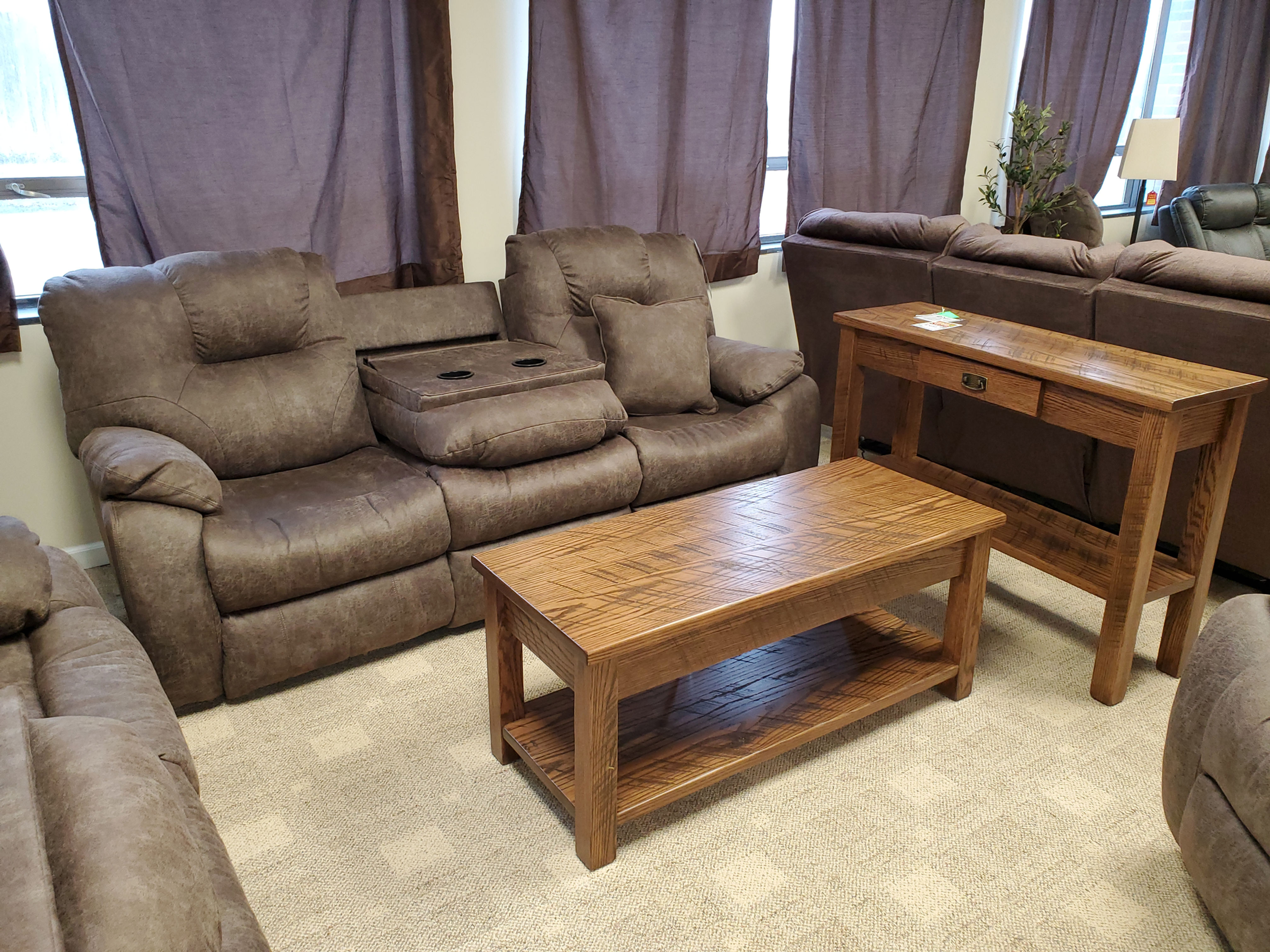 Amish Made Solid Oak With Saw Marks