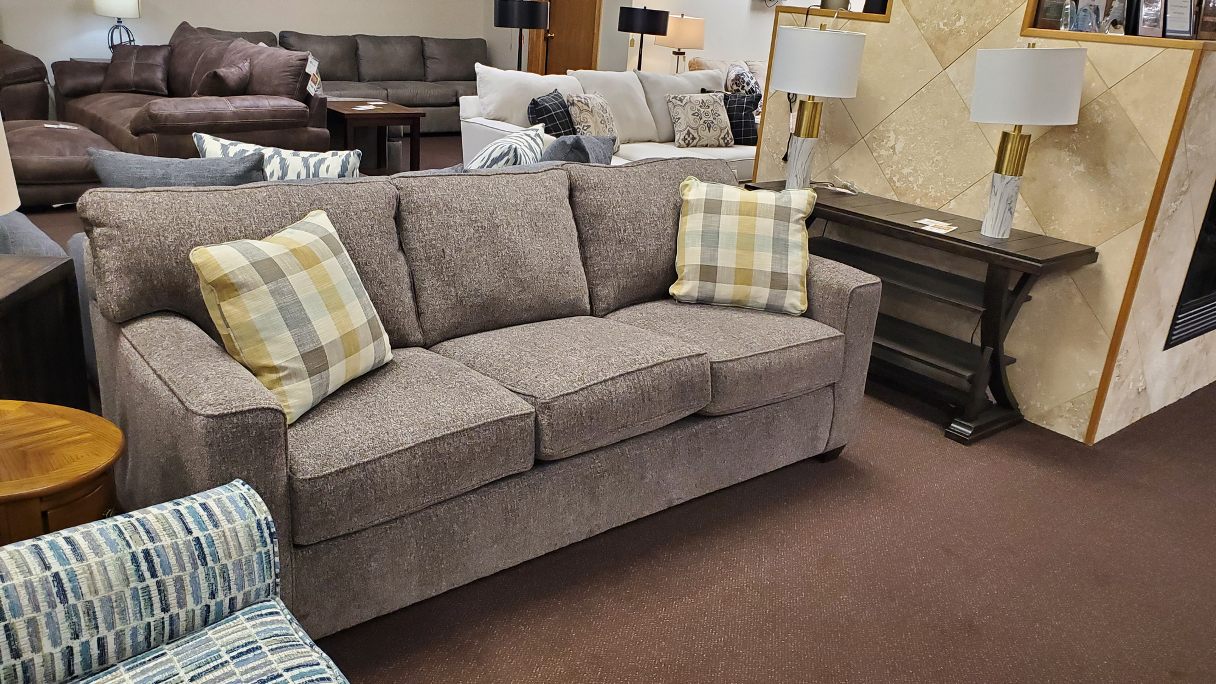 Deep Seated Stationary Sofa