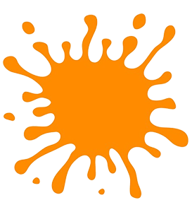 Orange splat