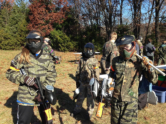Paintball kids group