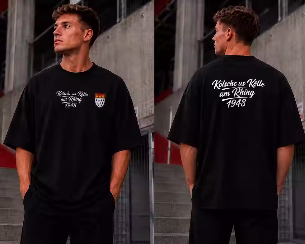 Miniaturbild: T-Shirt - Kölsche us Kölle (Oversize)