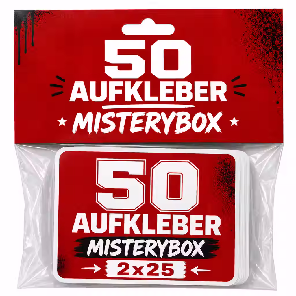 50 Aufkleber - (Mystery)