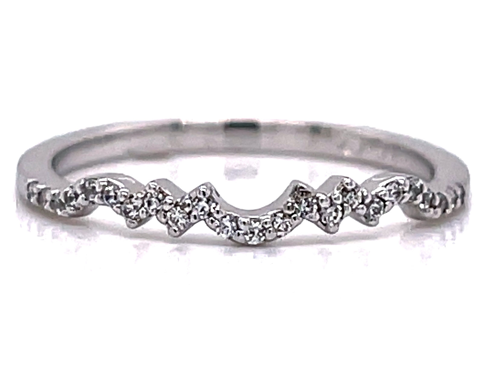 Fitted Diamond Wedding Band