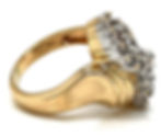 Thumbnail: Vintage Diamond Waterfall Ring
