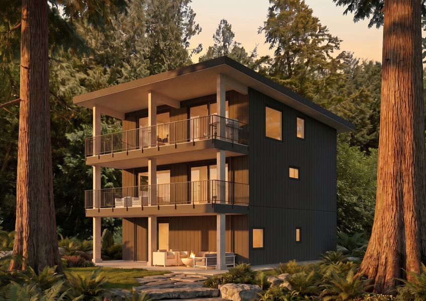 custom new home design Tofino BC
