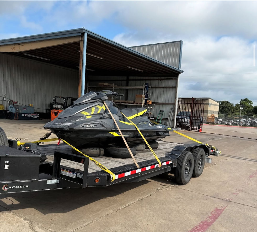 Jetski delivery