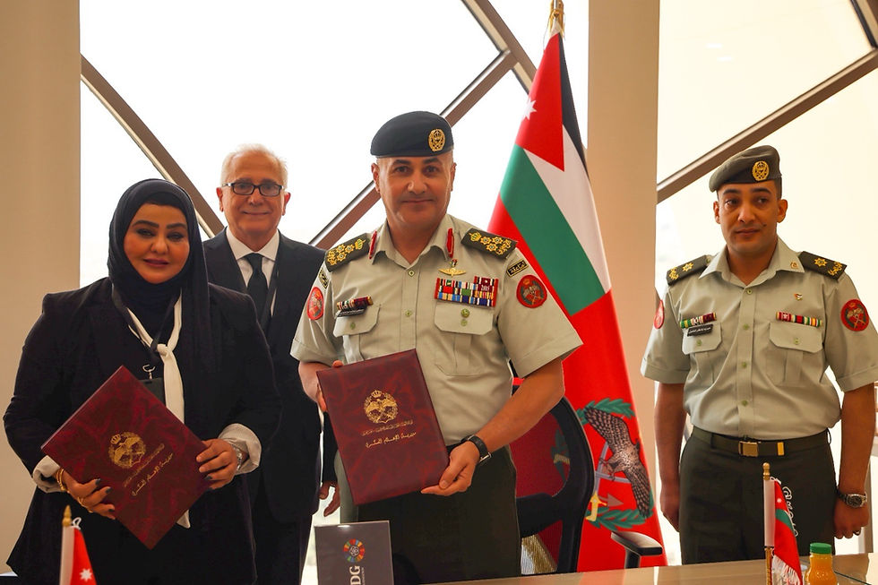 UnASDG and Jordan Military Media with signed MOU
