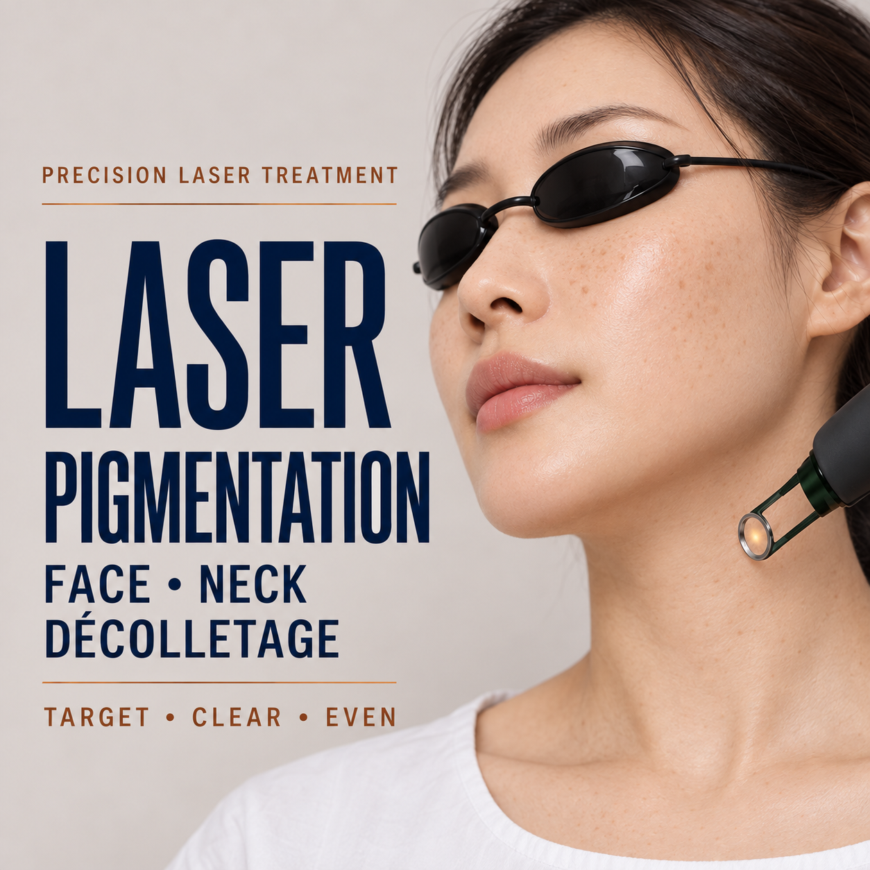 Laser Pigmentation Removal Face & Neck & Décolletage