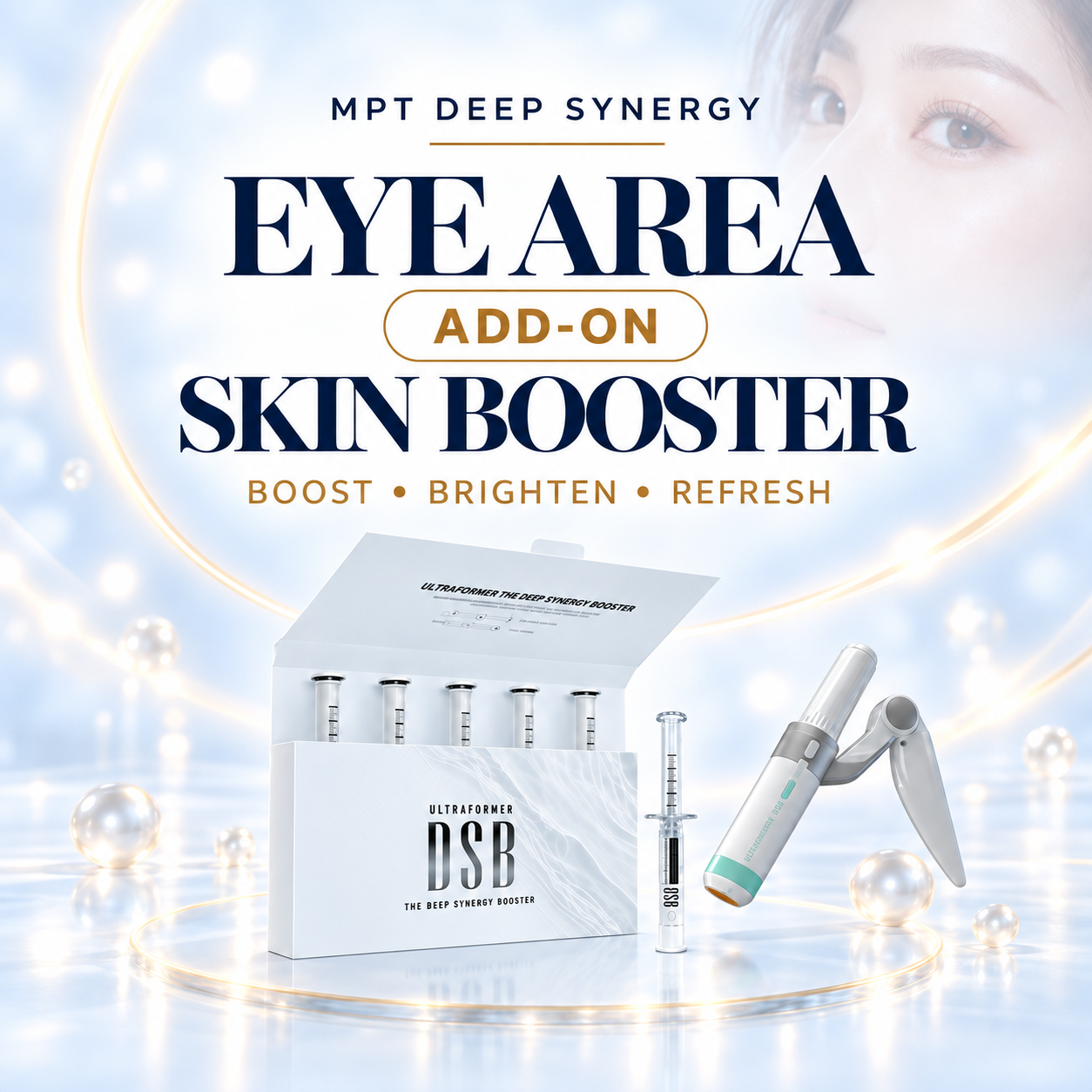 MPT Deep Synergy Skin Booster (DSB) Eye Add-on Korea Beauty Clinic Auckland