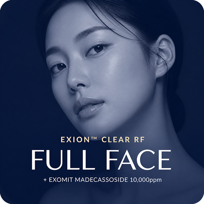 EXION Clear RF full face with Exomit Madecassoside 10000ppm in Auckland