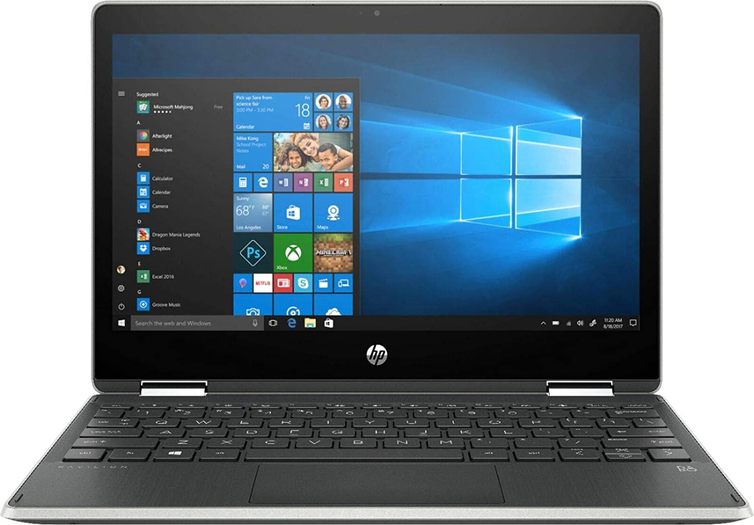 HP Pavilion X360 2-IN-1 11.6" HD Touch-Screen WLED-backlit Laptop, Intel Pentium